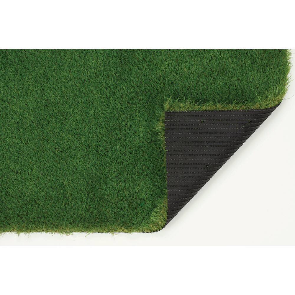 Nance Carpet and Rug Premium Landscape 12 ft. Wide x Cut to Length Green Artificial Grass
