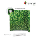 NATURAE DECOR 2.8 ft PRIVACY BALCONY 34" x 180" SCREEN FOLIAGE PRINT