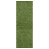 Sweet Home Stores Meadowland Collection Waterproof Solid Indoor/Outdoor (2'7" x 12') 3 ft. x 12 ft. Green Artificial Grass Runner Rug