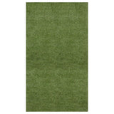 Sweet Home Stores Meadowland Collection Waterproof Solid Indoor/Outdoor 7 ft. x 17 ft. Green Artificial Grass Runner Rug