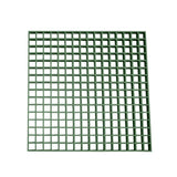 Wellco 1.5 in. x 1.5 in. x 1 in., 2 ft. x 2 ft., Fiberglass Molded Grating Composite for Outdoor Drain Cover Deck Tile in Green