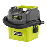 RYOBI ONE+ 18V Cordless 1 Gal. Wet/Dry Vacuum (Tool Only) with LINK Wall Rails (2-Pack)