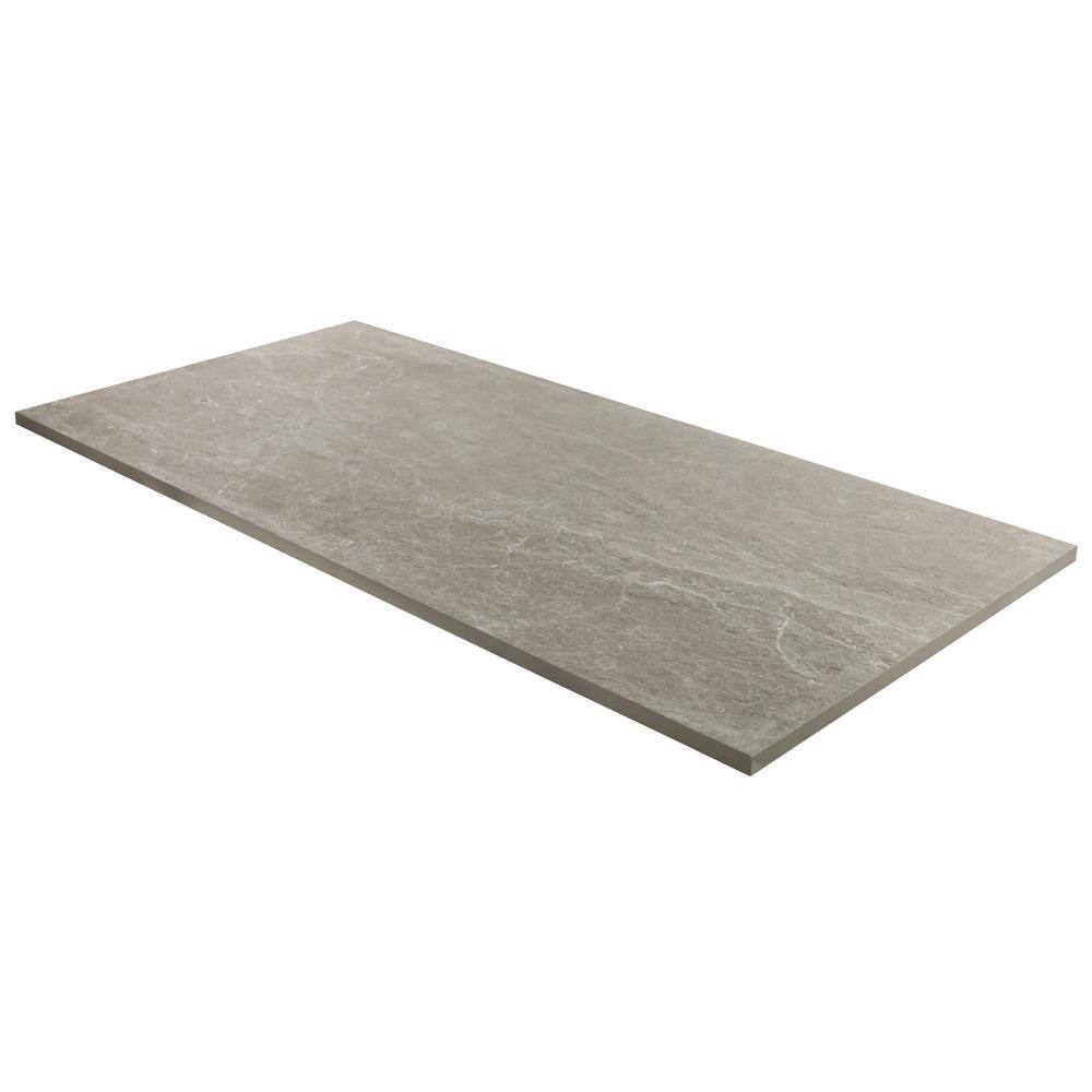 Ivy Hill Tile LithoTech 23.62 in. x 47.24 in. 0.78 in. Greige Beige Matte Porcelain Floor Paver Tile (7.74 sq. ft./Each)