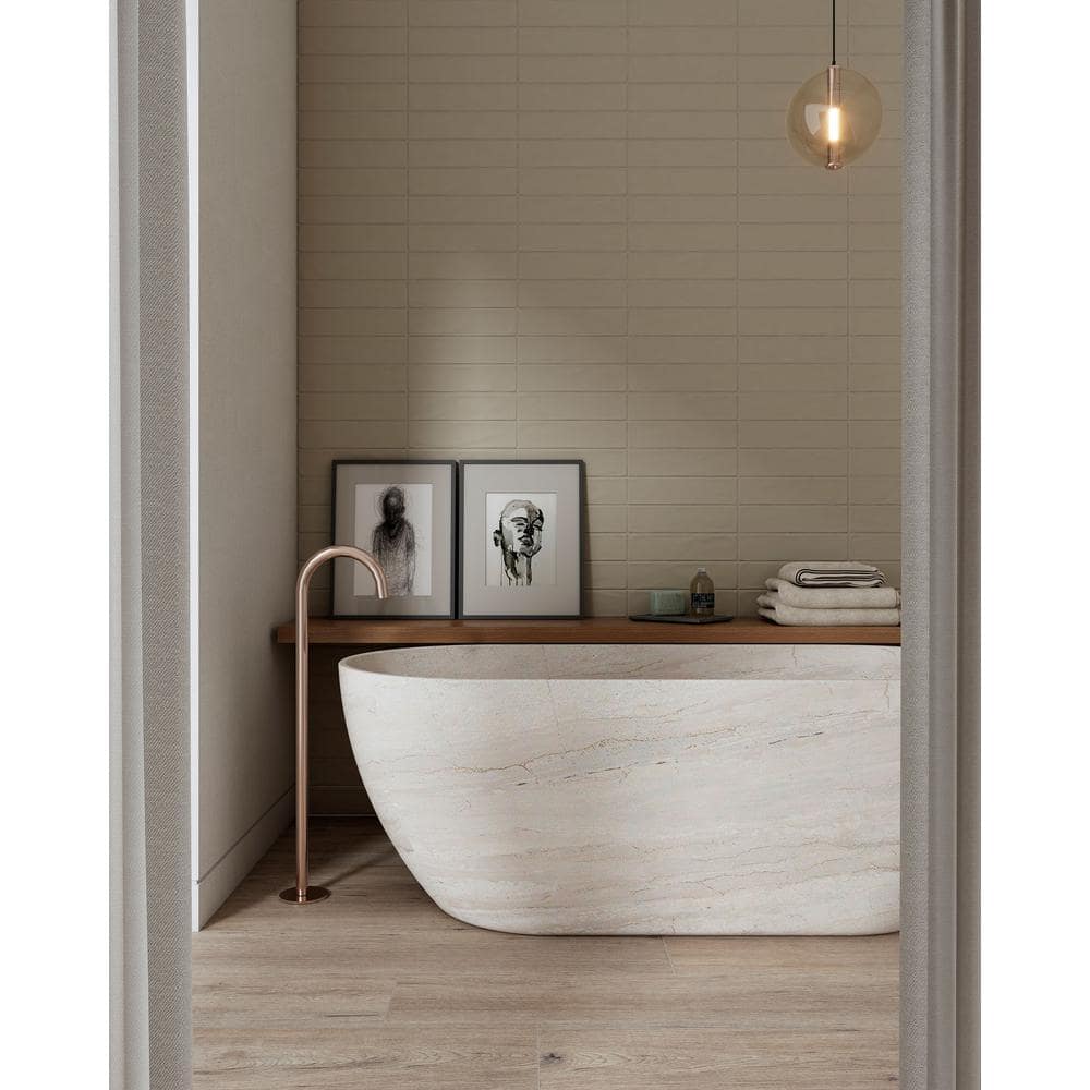 Bond Tile Chateau Blue 3x12 Ceramic Wall Tile