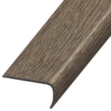 DuraDecor Liz Marie's Modern Maven Greige Retreat 1 in. T x 2 in. W x 94 in. L Stair Nose Molding
