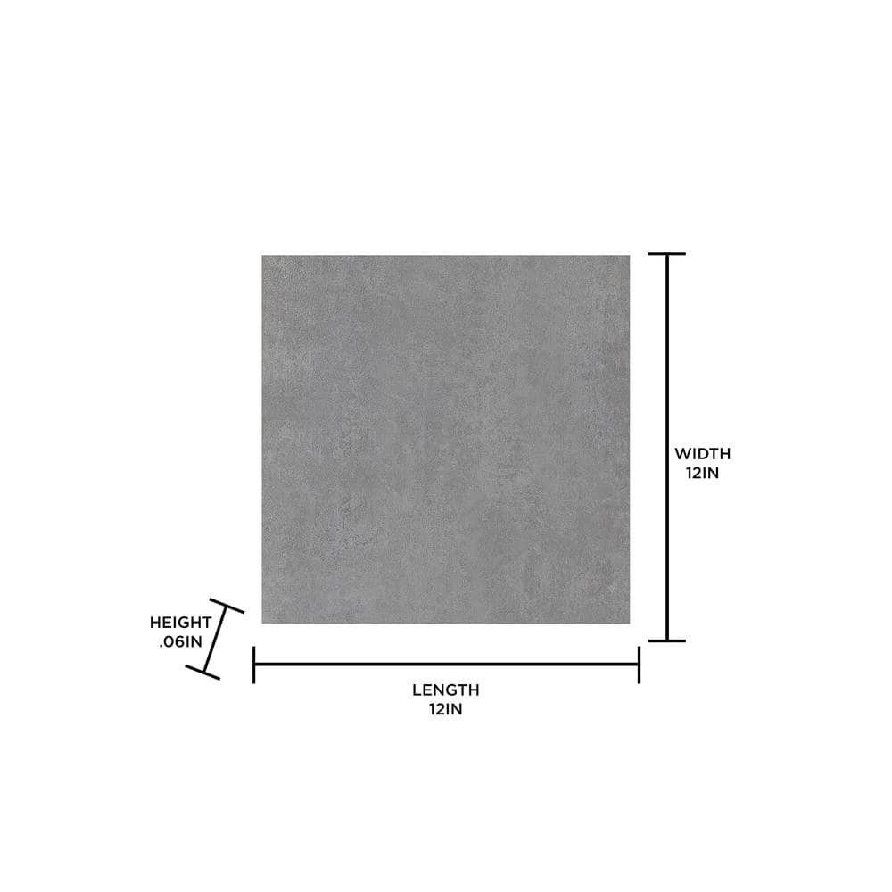 FloorPops Tundra 12 in. W x 12 in. L Peel and Stick Floor Vinyl Tiles (20 Tiles, 20 sq. ft. case)