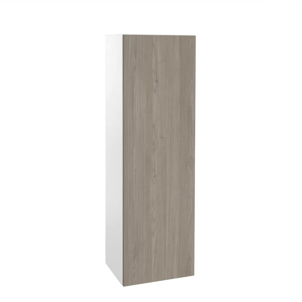 Cambridge Quick Assemble Modern Style, Grey Nordic 12 x 30 in. Wall Kitchen Cabinet (12 in. W x 12 D x 30 in. H)