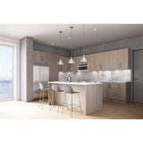 Cambridge Quick Assemble Modern Style, Grey Nordic 9 x 42 in. Wall Kitchen Cabinet (9 in. W x 12 D x 42 in. H)