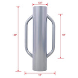 Tatayosi 37 lbs. Metal Fence Post Driver with Handle, Heavy-Duty T Post Pounder Rammer for Installing Fence Gatepost