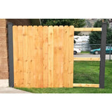 Trex Seclusions 5 in. x 5 in. x 8 ft. Winchester Grey Wood-Plastic Composite Fence Post with Crown Post Cap