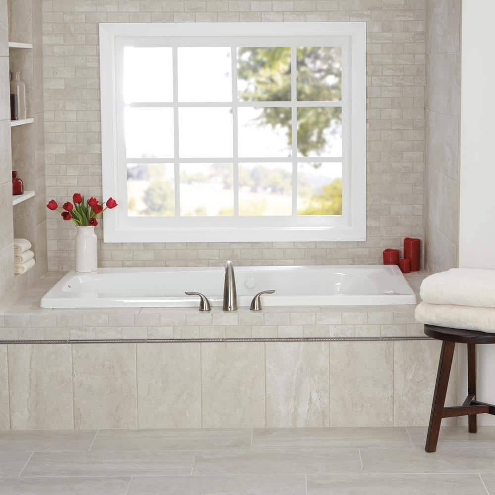 Daltile Northpointe Greystone 12 in. x 24 in. Porcelain Floor and Wall Tile (15.6 sq. ft. per Case)