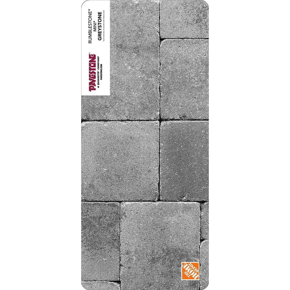 Pavestone PAPER SAMPLE - 7 in. x 7 in. Greystone Concrete Paver (1 Piece)