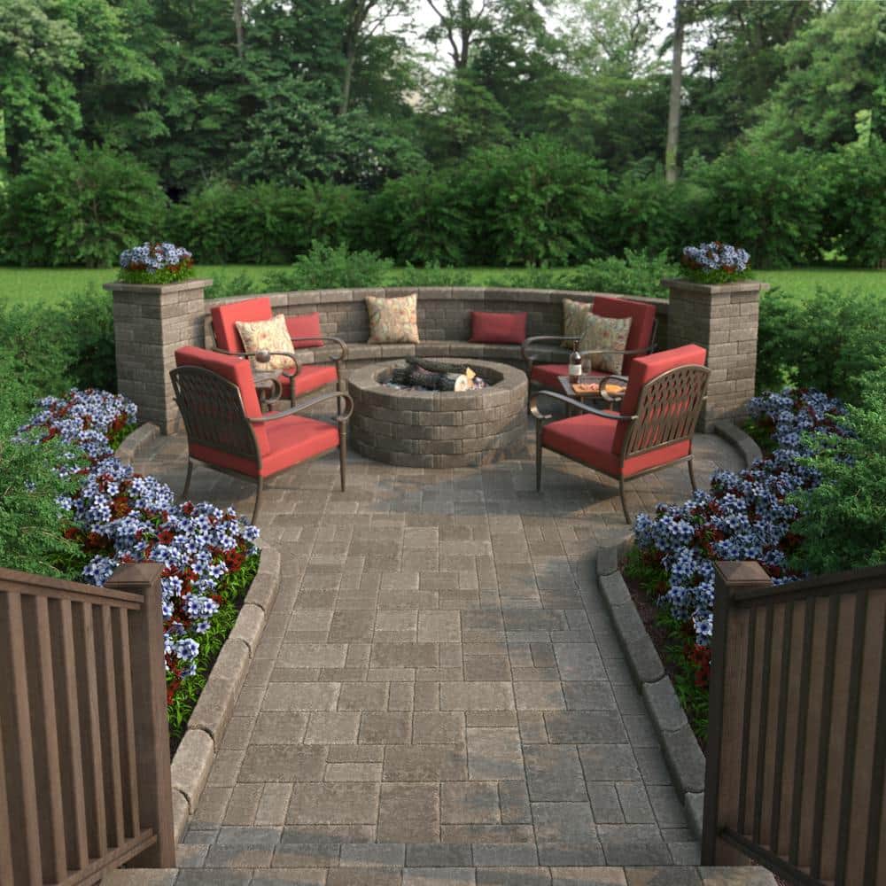 Pavestone RumbleStone Mini 7 in. x 3.5 in. x 1.75 in. Greystone Concrete Paver (576 Pcs. / 98 Sq. ft. / Pallet)