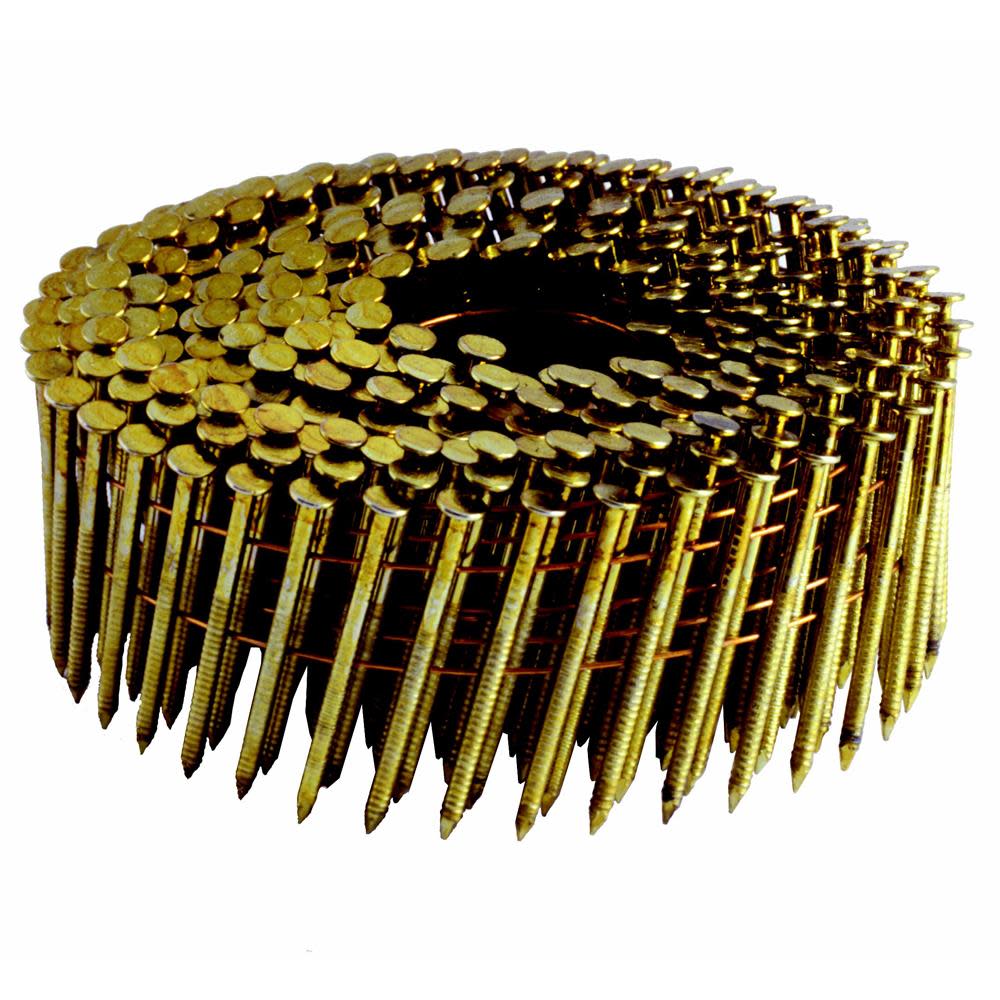 Grip-Rite 15 Degree Wire Weld Coil Framing Nails Hot Dipped Ring Shank 3" 2.5M/Box