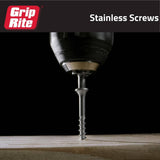 Grip-Rite #10 x 3 in. 305 Stainless Steel Star Drive Bugle Head Coarse Thread Deck Screws 1 lb. Box