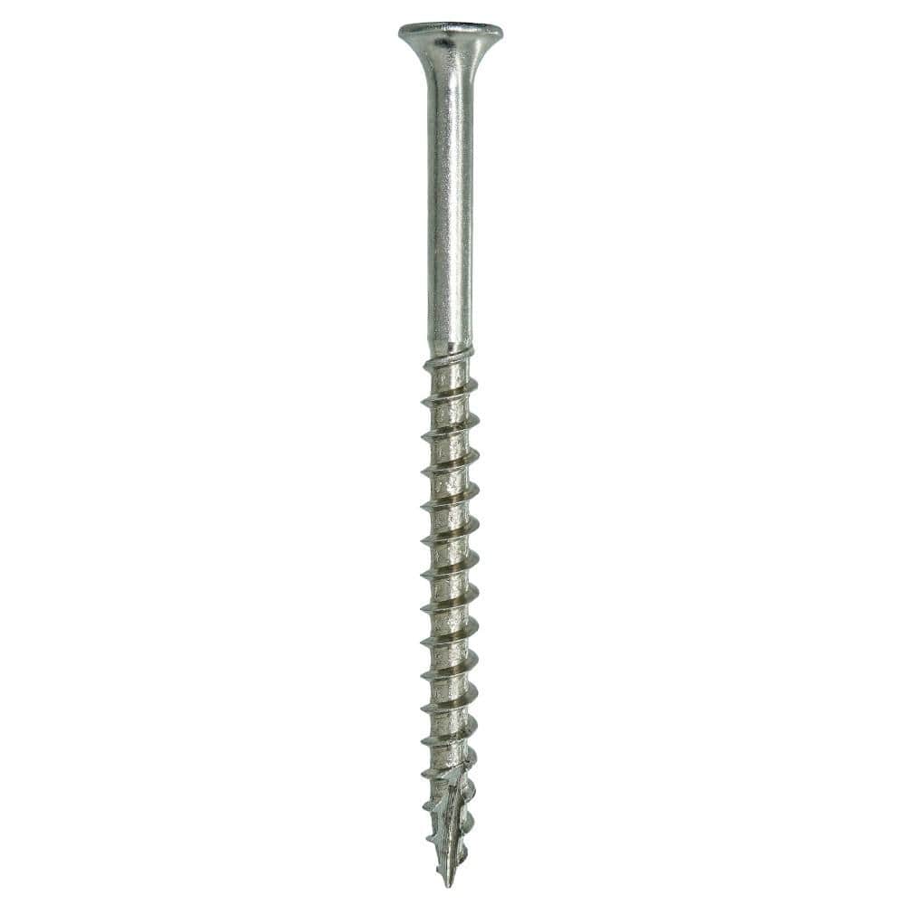 Grip-Rite #10 x 3 in. 305 Stainless Steel Star Drive Bugle Head Coarse Thread Deck Screws 1 lb. Box