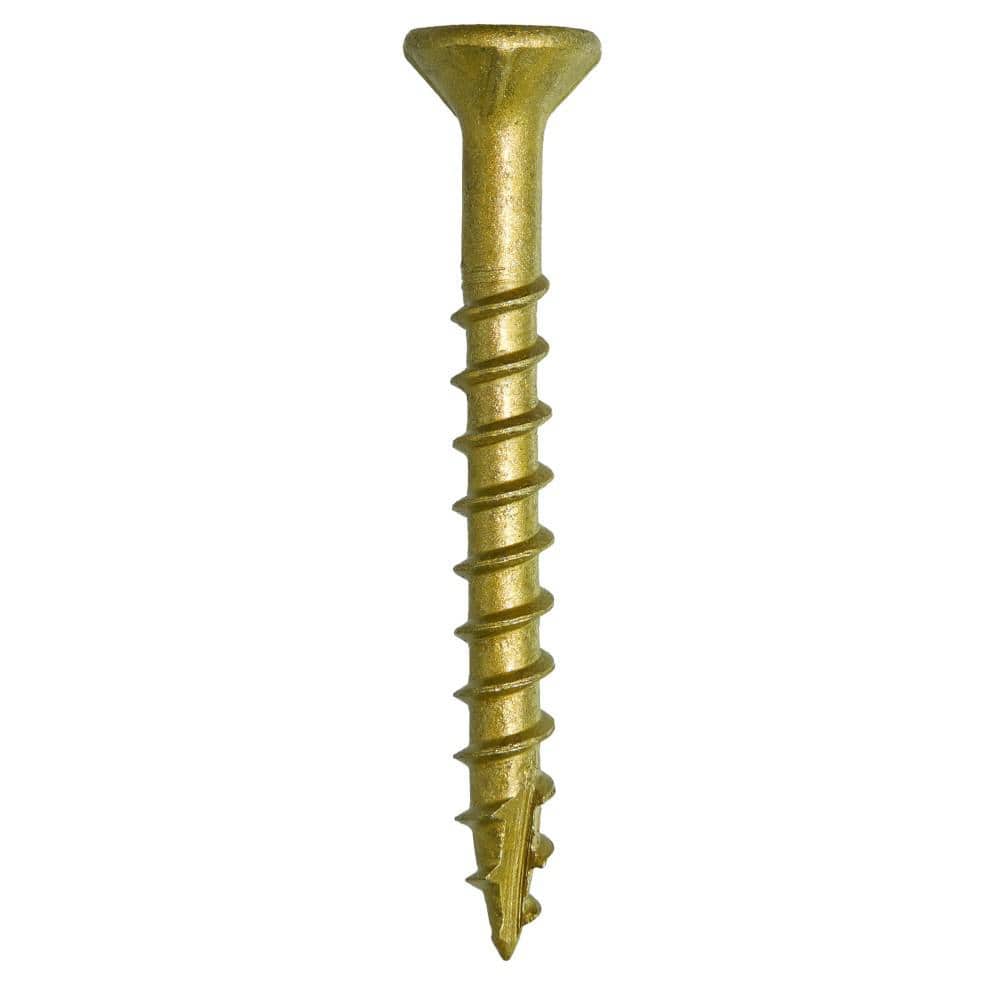 Grip-Rite #8 x 1-5/8 in. Star Drive Bugle Head Coarse Thread Coated Deck Screws 67 per Box