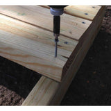 Grip-Rite #8 x 2-1/2 in. #2 Phillips Bugle Head Coarse Thread Coated Exterior Screws 10 lb. Box