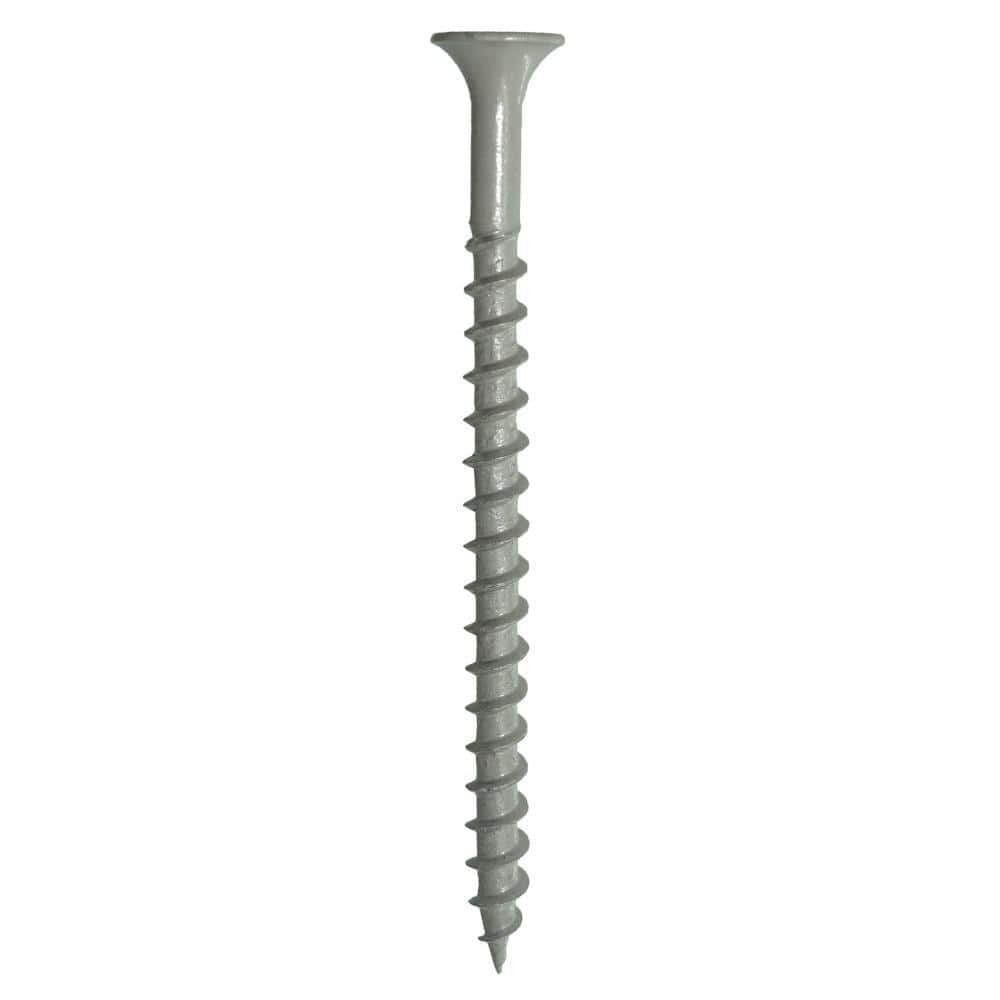 Grip-Rite #9 x 2-1/2 in. #2 Phillips Bugle Head Coarse Thread Sharp Point Coated Exterior Screws 1 lb. Box