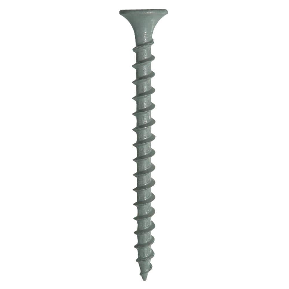 Grip-Rite #8 x 2 in. #2 Phillips Bugle-Head Coarse Thread Sharp Point Polymer-Coated Exterior Screws (1 lb./Pack)