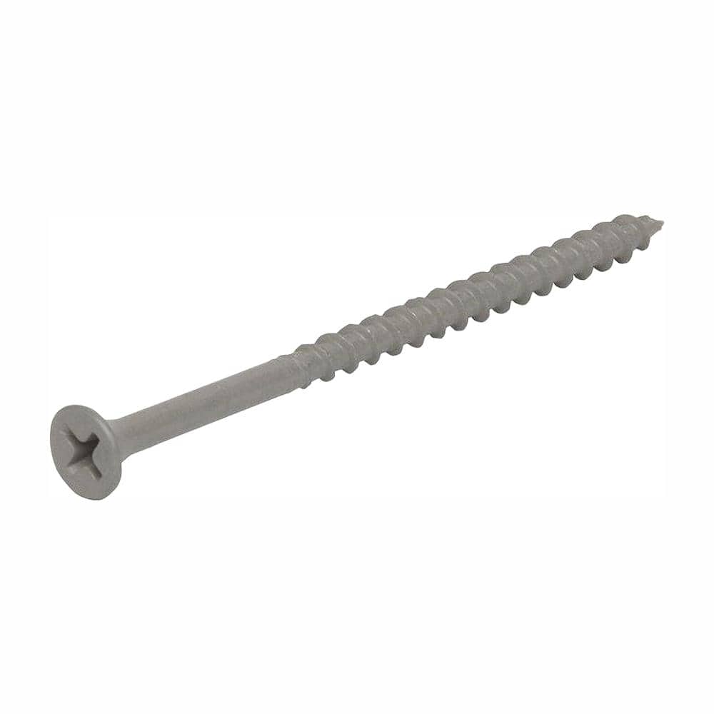 Grip-Rite #9 x 3 in. #2 Phillips Bugle Head Coarse Thread Coated Exterior Screws 10 lb. Box