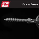 Grip-Rite #10 x 3-1/2 in. #2 Phillips Bugle Head Coarse Thread Coated Exterior Screws 1lb. Box