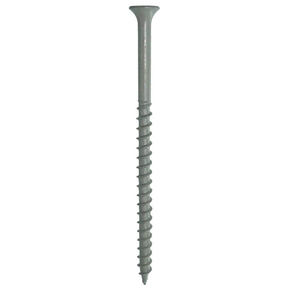 Grip-Rite #10 x 3-1/2 in. #2 Phillips Bugle Head Coarse Thread Coated Exterior Screws 5 lb. Box