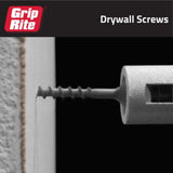 Grip-Rite #8 x 3 in. #2 Phillips Bugle-Head Coarse Thread Sharp Point Drywall Screws (1 lb. Pack)
