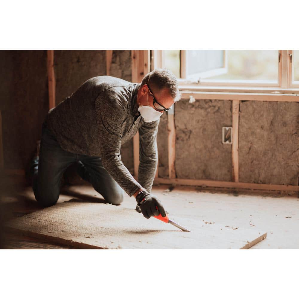 Grip-Rite Stone Wool Insulation Knife – Serrated Stainless Steel Blade, Red Handle (GRKNIFE)