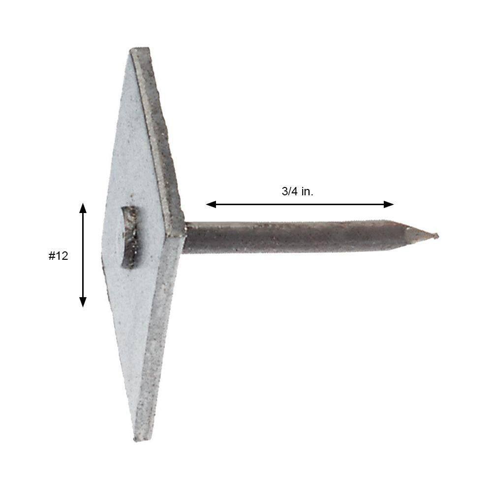 3/4 in. Square Head Cap Nails, 50 lb Box