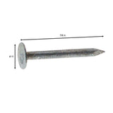 Grip-Rite 7/8 in. x 11-Gauge Electro-Galvanized Roofing Nails (5 lb. Box)