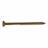 Grip-Rite #8 x 2-1/2 in. Phillips Bugle-Head Coarse Thread Gold Screws (1 lb./Pack)