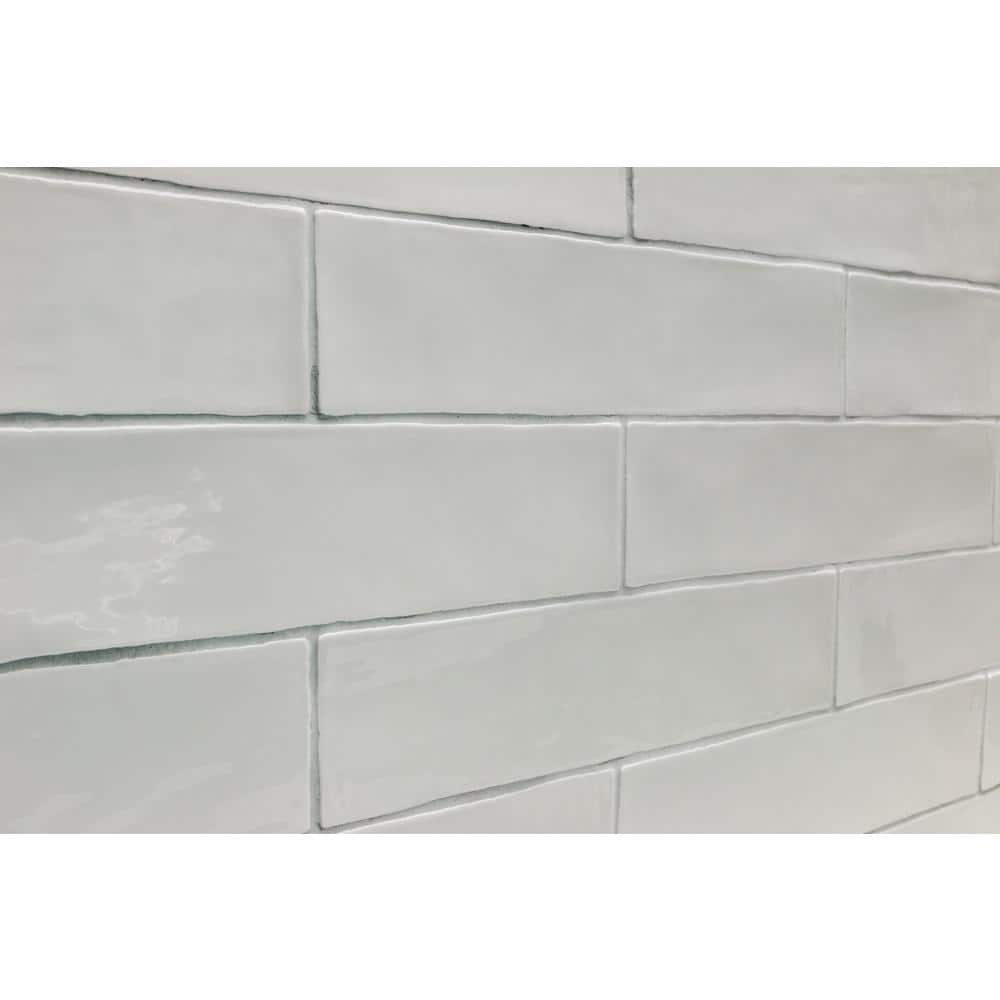 Ivy Hill Tile Catalina Gris 3 in. x 12 in. x 8 mm Polished Ceramic Subway Wall Tile (10.76 sq.ft./case)