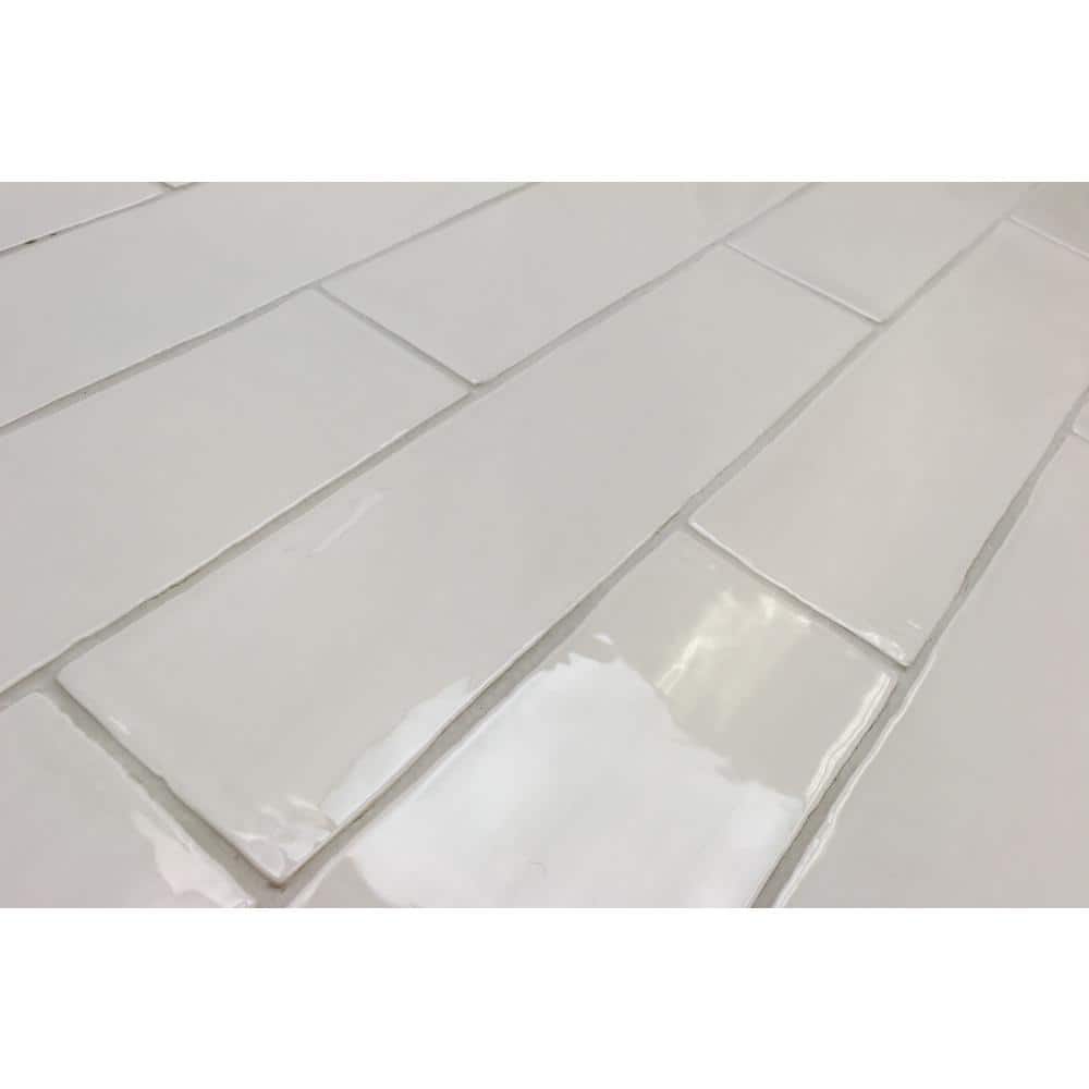 Ivy Hill Tile Catalina Gris 3 in. x 12 in. x 8 mm Polished Ceramic Subway Wall Tile (10.76 sq.ft./case)
