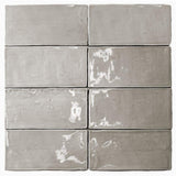 Ivy Hill Tile Catalina Gris 3 in. x 6 in. x 8 mm Polished Ceramic Subway Wall Tile (5.38 sq.ft./case)