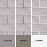 Ivy Hill Tile Catalina Gris 3 in. x 6 in. x 8 mm Polished Ceramic Subway Wall Tile (5.38 sq.ft./case)