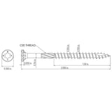 GRK Fasteners #8 x 2 in. Star Drive Bugle Head Deck Elite Wood Deck Screw (540-Pack)