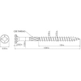 GRK Fasteners #9 x 2-1/2 in. Star Drive Bugle Head Deck Elite Wood Deck Screw (800-Pack)