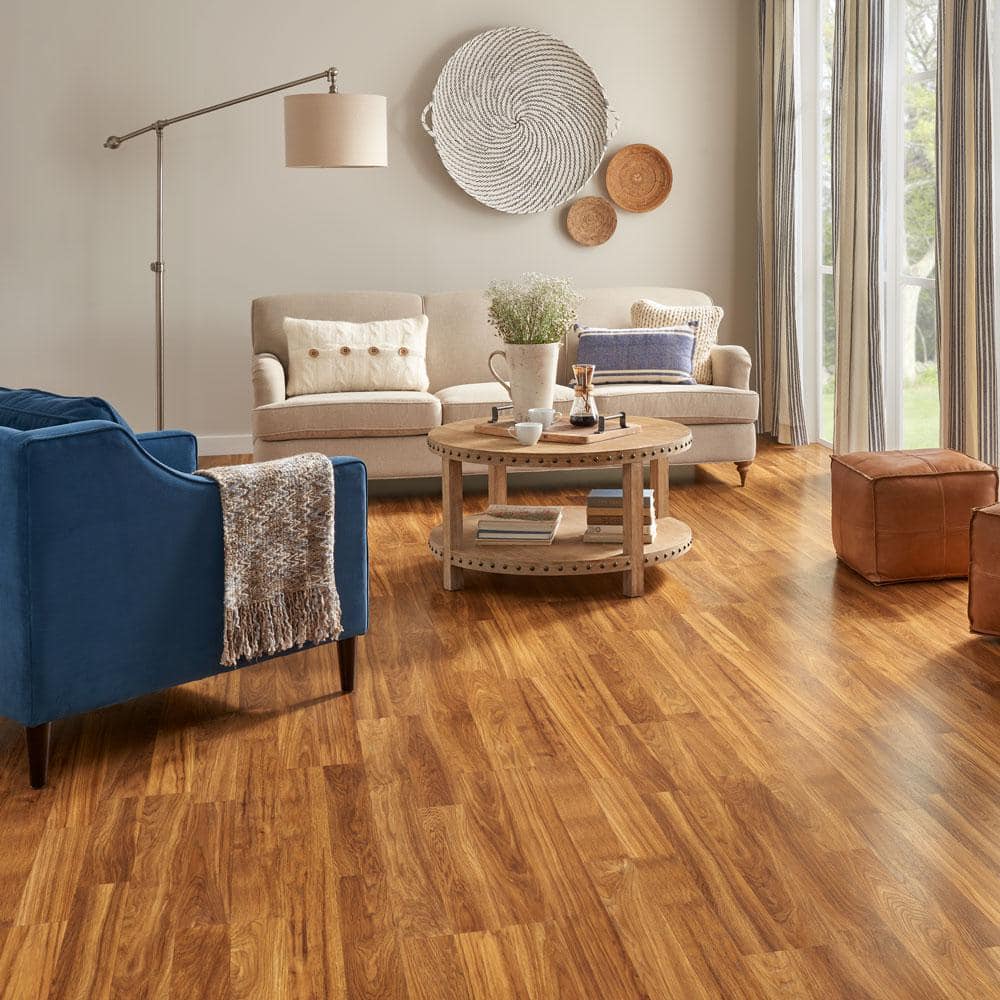 Pergo XP Groveport Hickory 10 mm T x 7.4 in. W Laminate Wood Flooring (19.63 sqft/case)