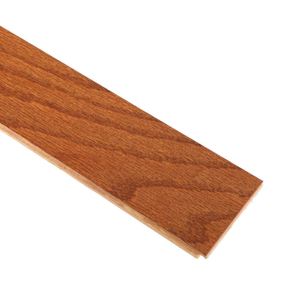 Bruce Colony Collection Gunstock Oak 3/8 in. T x 3 in. W T+G Smooth Engineered Hardwood Flooring (31.5 sq.ft./ctn)