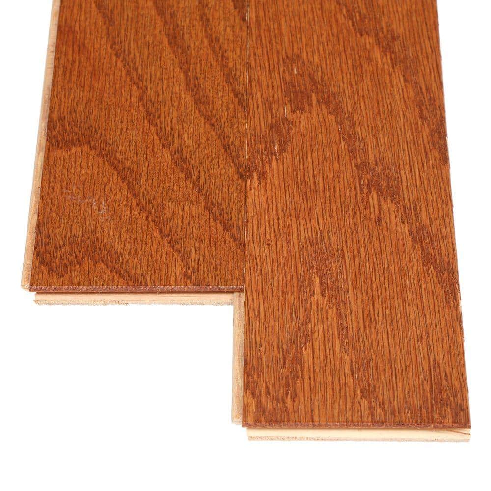 Bruce Colony Collection Gunstock Oak 3/8 in. T x 3 in. W T+G Smooth Engineered Hardwood Flooring (31.5 sq.ft./ctn)