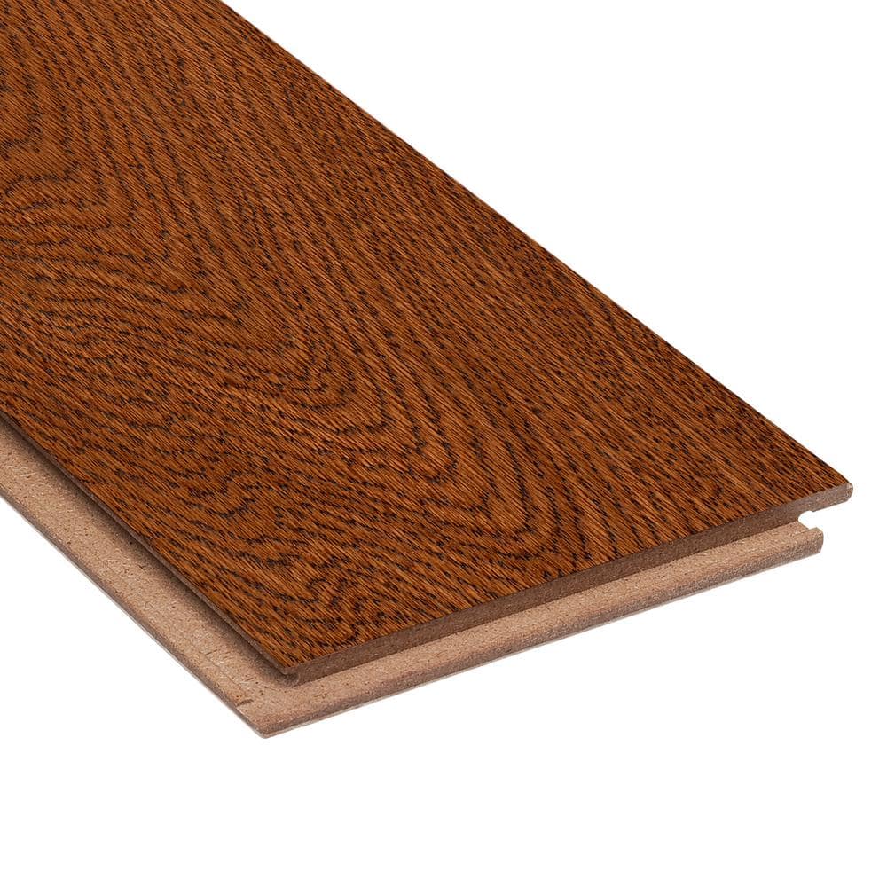 HOMELEGEND Gunstock White Oak 3/8 in. T x 5 in. W Engineered Hardwood Flooring (19.7 sqft/case)