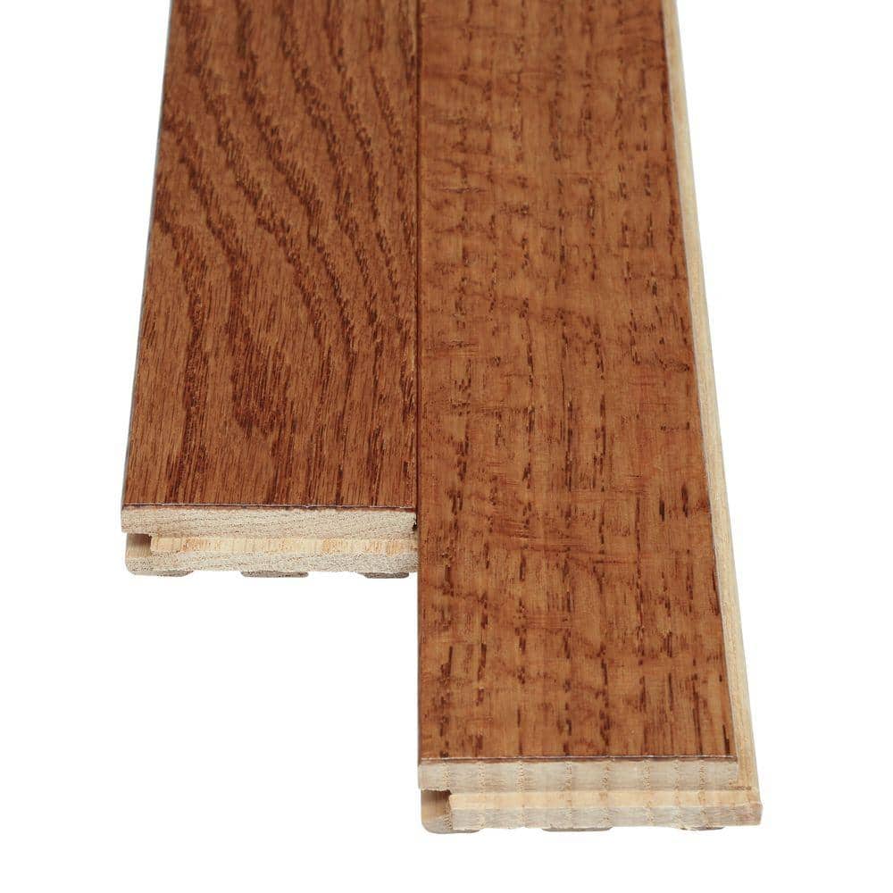 Bruce American Home Gunstock Oak 3/4 in. T x 2-1/4 in. W Smooth Solid Hardwood Flooring (20 sq.ft./ctn)