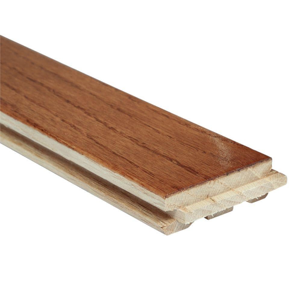 Bruce American Home Gunstock Oak 3/4 in. T x 2-1/4 in. W Smooth Solid Hardwood Flooring (20 sq.ft./ctn)