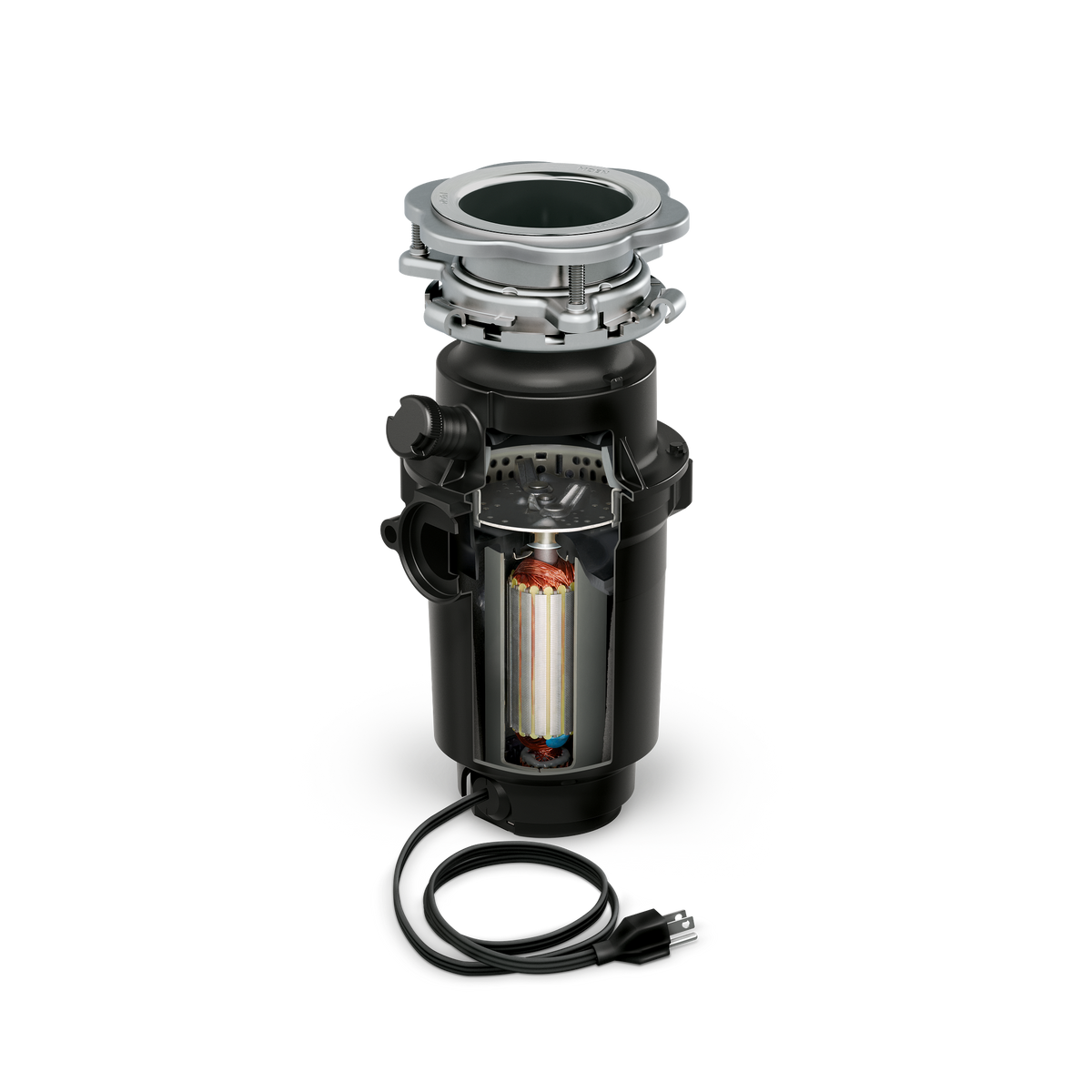 MOEN Prep Series 1/2 HP Continuous Feed Garbage Disposal including Stainless Drain Stopper