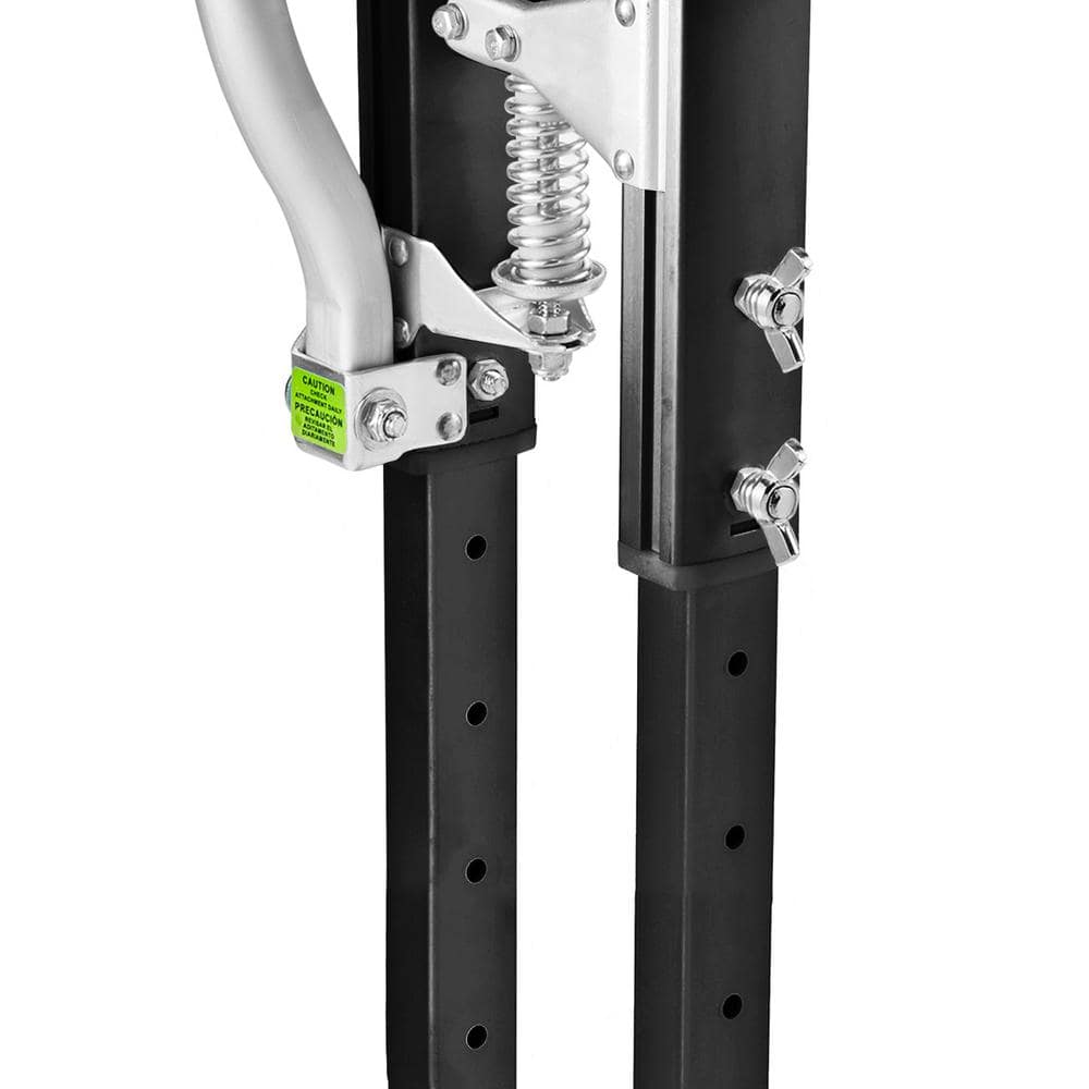 GYPTOOL 36 in. to 48 in. Adjustable Height Black Drywall Stilts