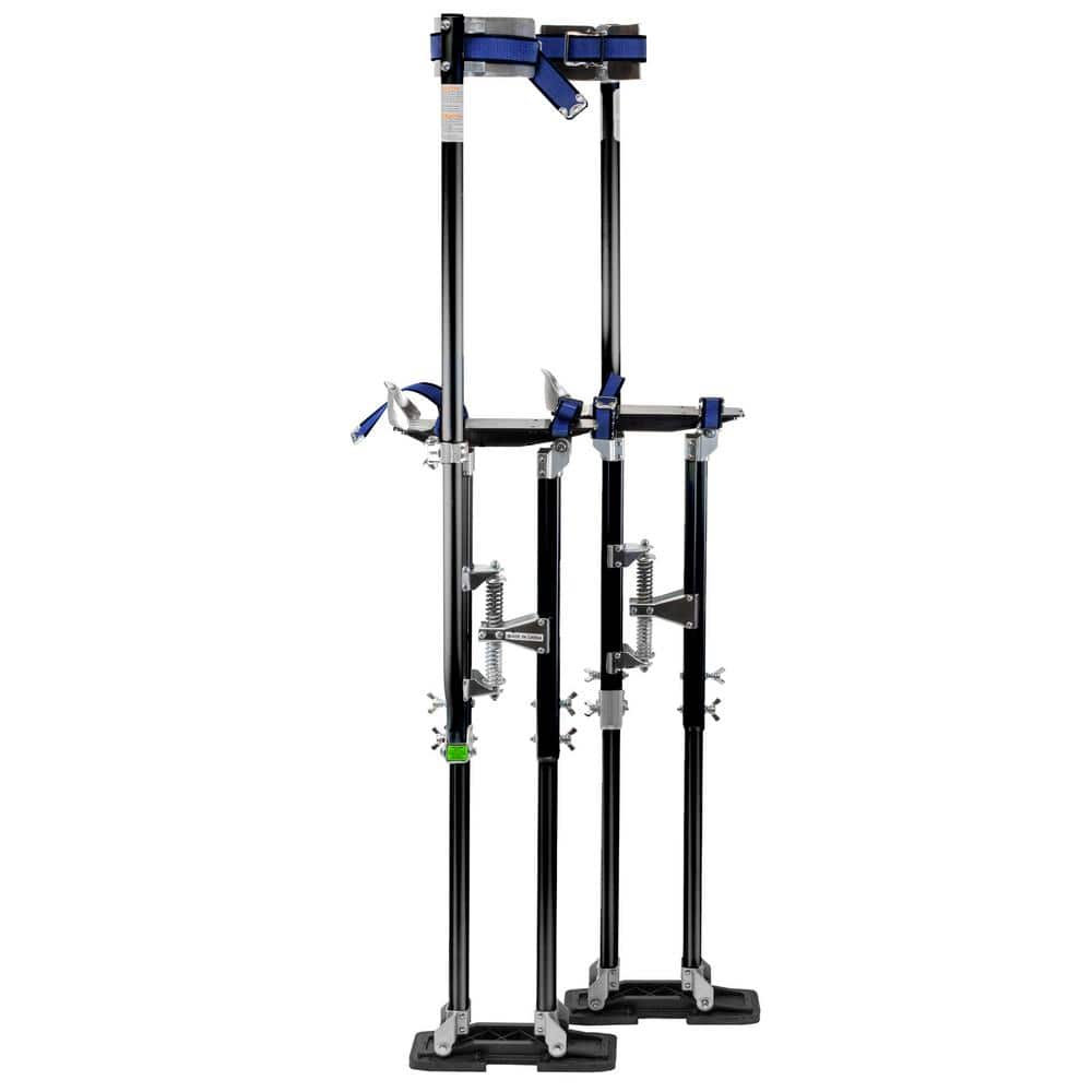 GYPTOOL 36 in. to 48 in. Adjustable Height Black Drywall Stilts