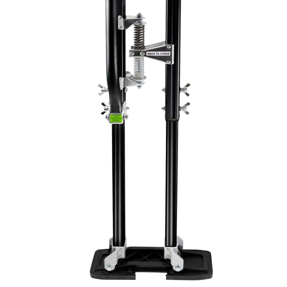 GYPTOOL 36 in. to 48 in. Adjustable Height Black Drywall Stilts