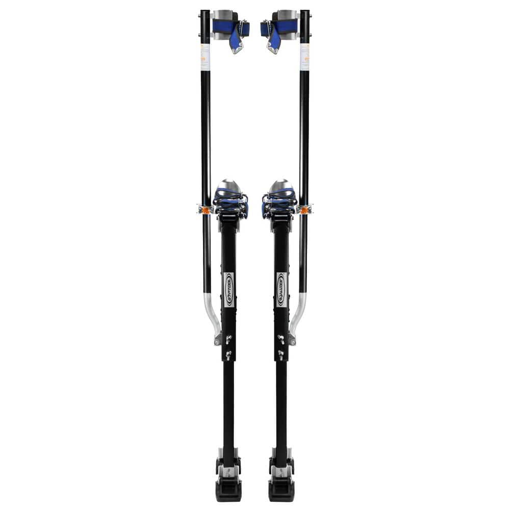 GYPTOOL 36 in. to 48 in. Adjustable Height Black Drywall Stilts