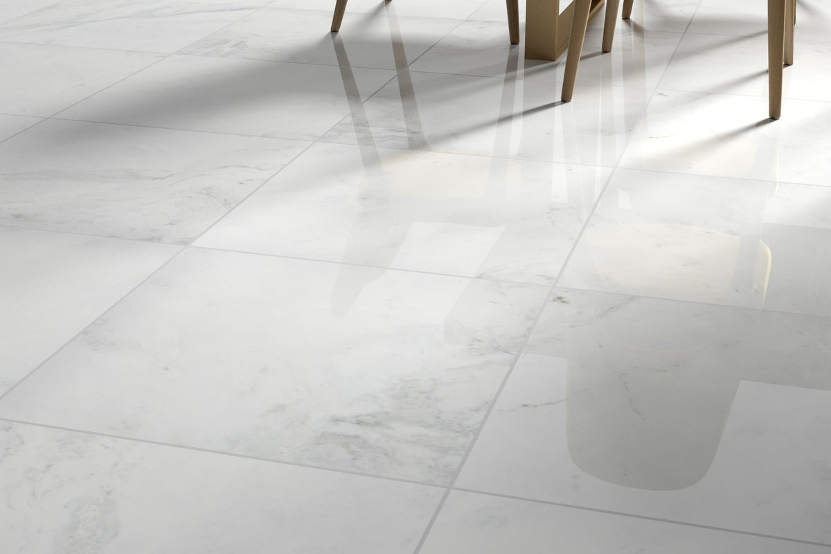 Emser Kalta Fiore 24 in. x 24 in. Polished Natural Stone Marble Look Tile